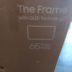 SAMSUNG 65"INCH QLED 4K FRAME TV LS03D 