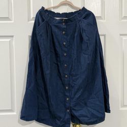 Good Condition | Small Lissport Demin Maxi Skirt
