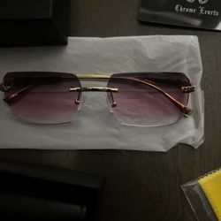 Chrome Heartz Glasses 