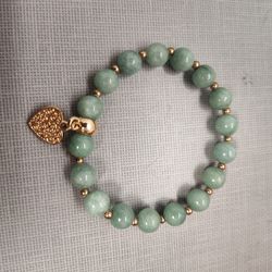 18k Taiwan gold genuine Jade fashion Bracelet
