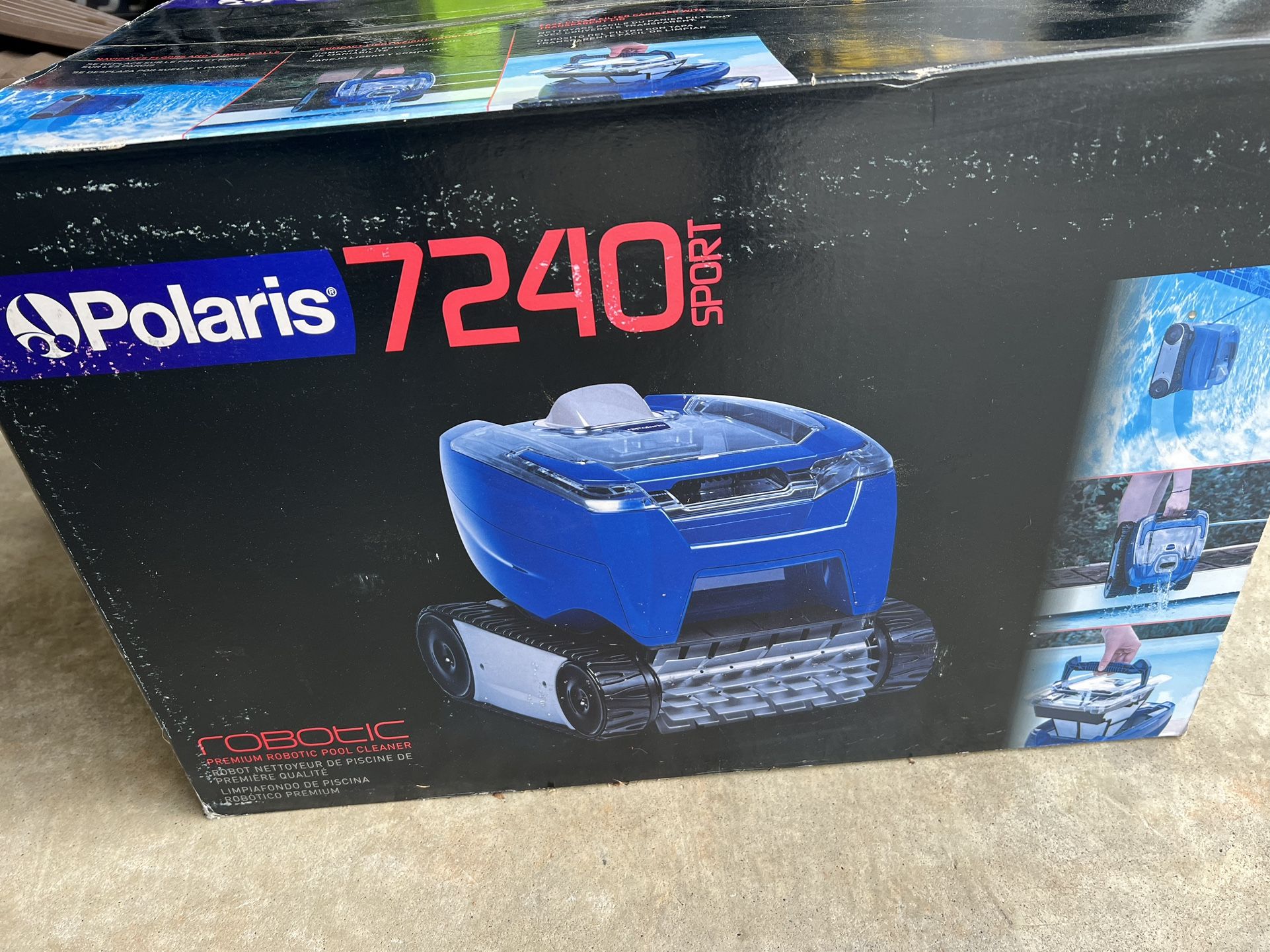 Polaris 7240 Sport Automatic Pool Cleaner-New In Box