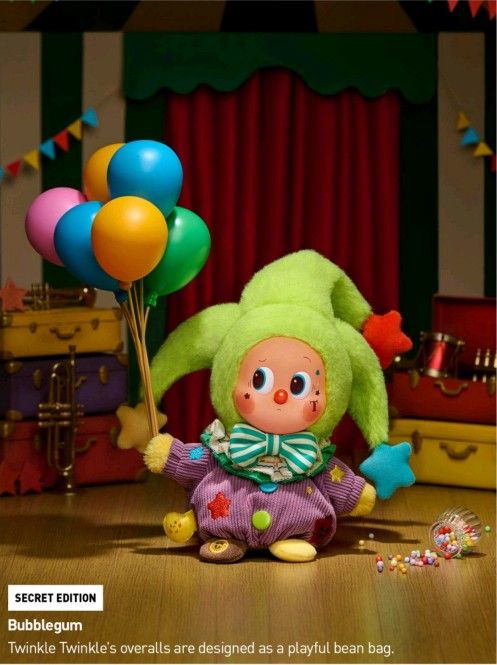 PopMart Why So Serious Plush
Pendant Keychain - Bubblegum (secret)