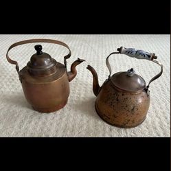 Antique Copper Kettles 