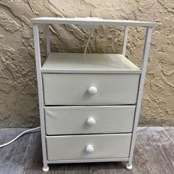 3 Drawer Fabric with Power Outlets and USB Ports - See My Other Items 😄