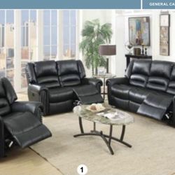 3pc Recliner Sofa Set