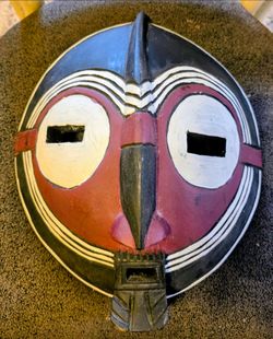 Authentic Traditional Ghanian Wooden Mask