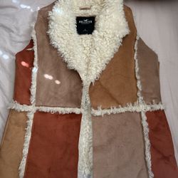 Hollister Faux Fur Vest