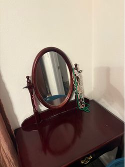 Cherry Vanity Desk