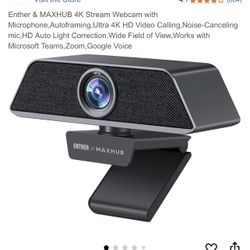 Enther & MAXHUB 4K Stream Webcam