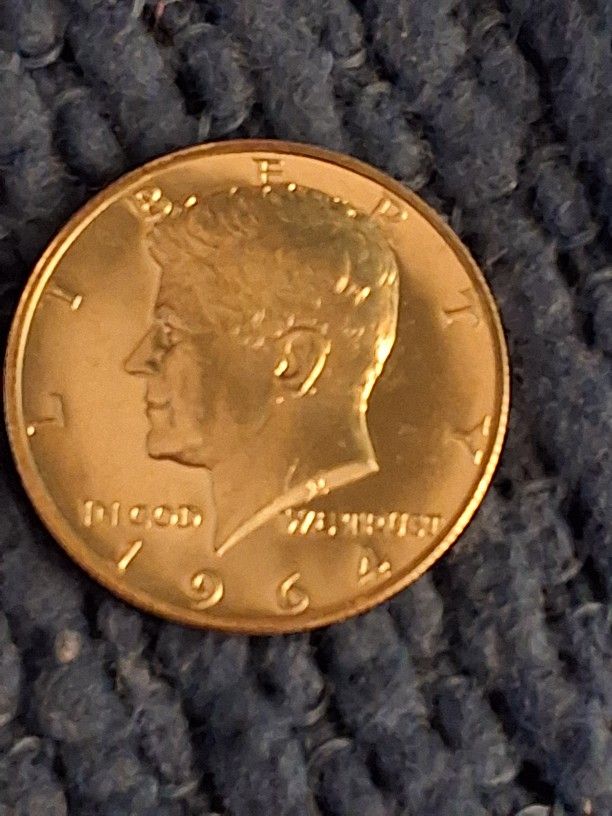 1964 KENNEDY HALF DOLLAR SILVER