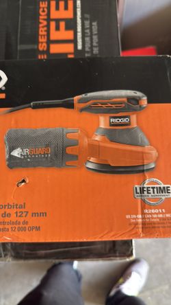 RIDGID 3 Amp Corded 5 in. Random Orbital Sander with AIRGUARD Technology