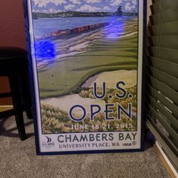 Chambers Bay Framed Poster