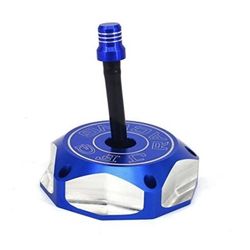 JFG RACING Dirt Bike Gas Fuel Tank Cap Cover With Air Vent Hose For Blue