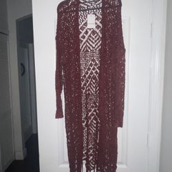 HEYSON knit Cardigan - Size LARGE