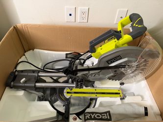 RYOBI 15 Amp 10 in. Corded Sliding Compound Miter Saw with LED Cutline Indicator