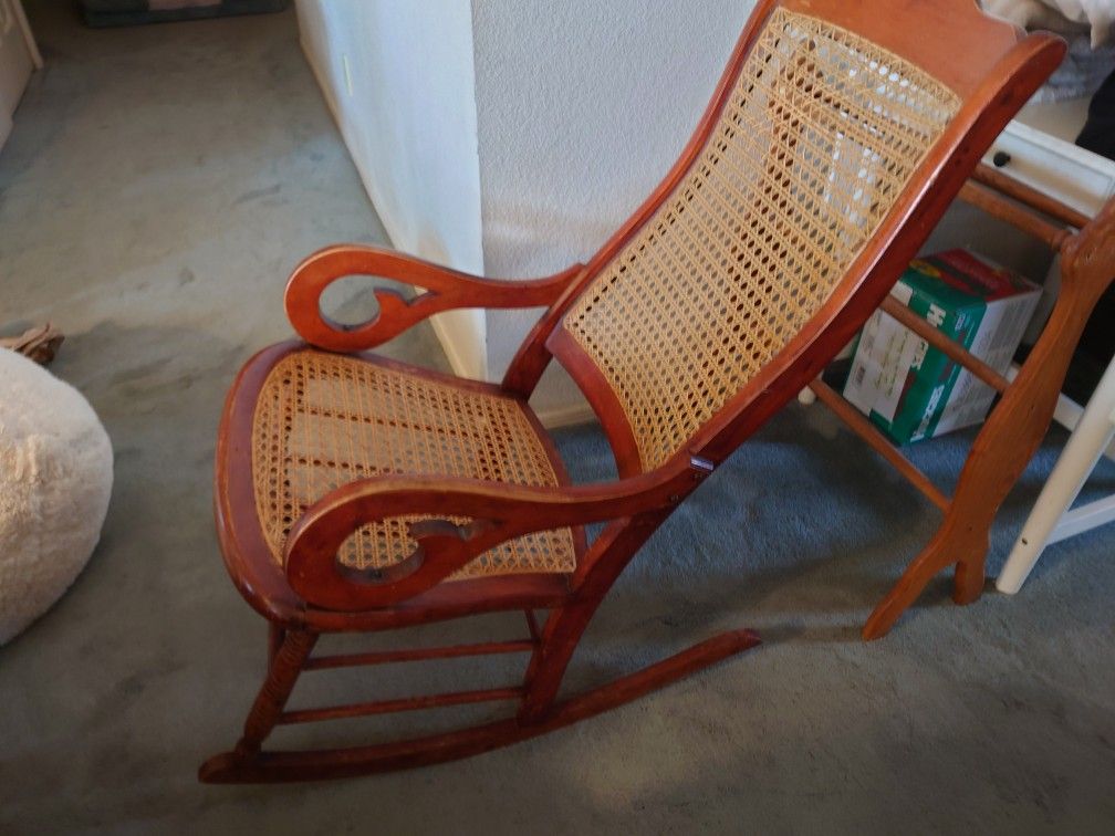 Antique Lincoln Rocking Chair