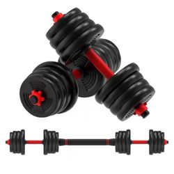 Brand new stackable weights set with bar