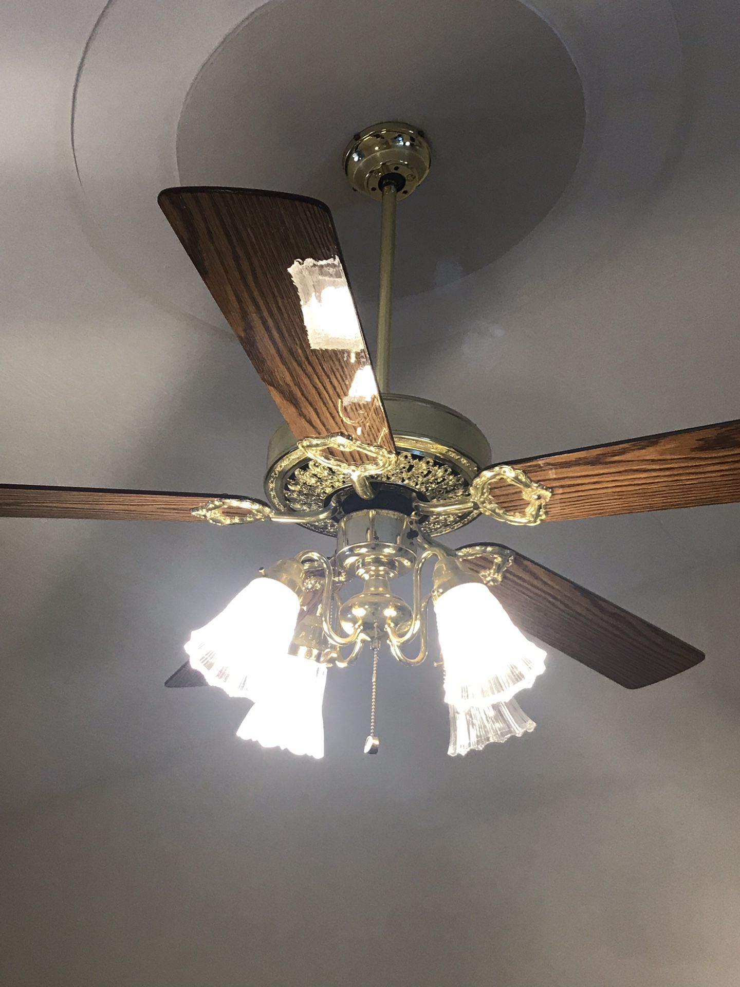 Harbor Breeze 52 inch Aristocrat Antique Brass Finish Ceiling Fan for Sale in GRANT VLKRIA, FL