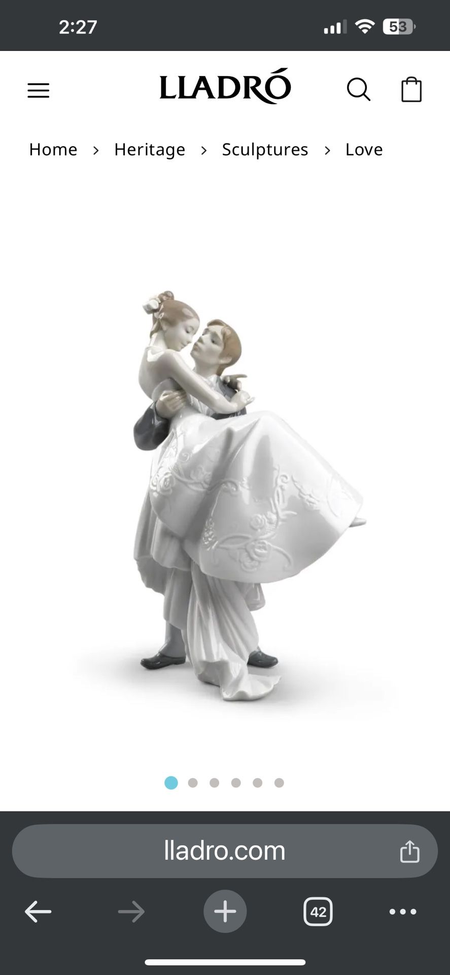 Lladro - The Happiest Day Figurine