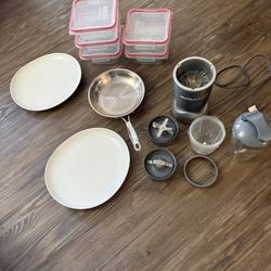 Nutri Bullet , Storage Boxes, an Cutlery 