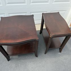 End Tables 25” x 25 3/4” x 26” h and 16” x 25 3/4” x 26” h