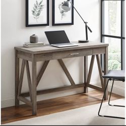 Gray Wash Wood desk