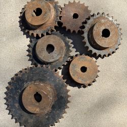 Art Reclaim Metal Gears 6 Total 8” To 5” 