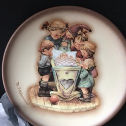 Small Collectible Plate “rock A Bye” By Hummel West Germany