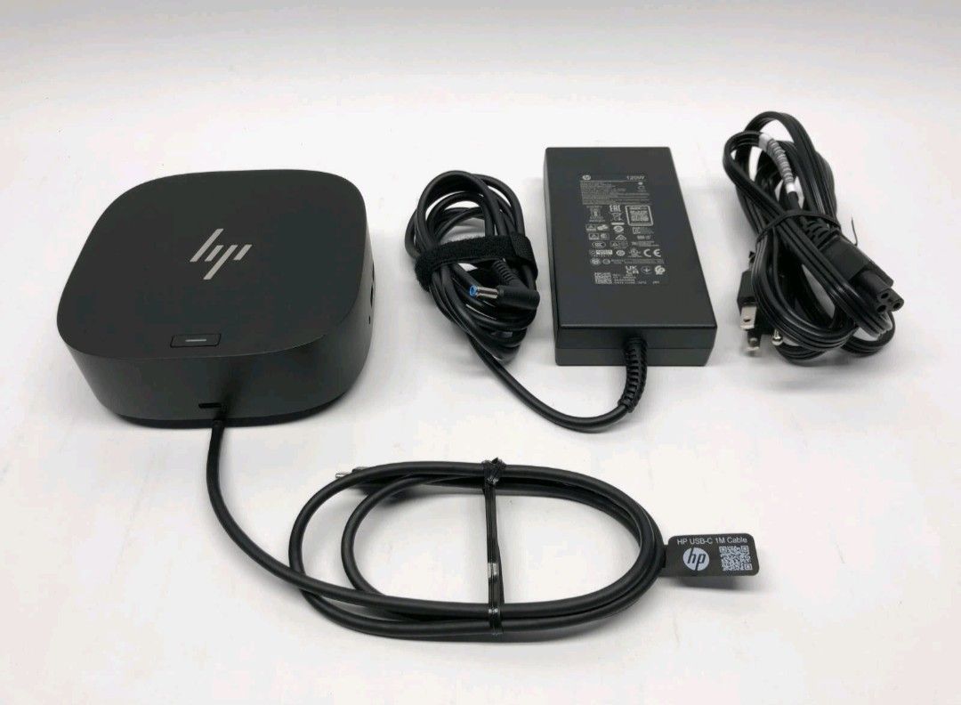HP USB-C G5 Essential Dock with AC Power - VGC