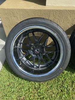 Full Set Of Rims With Tires