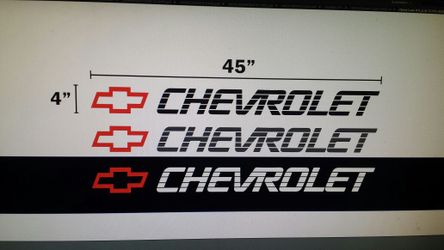 Chevrolet decals