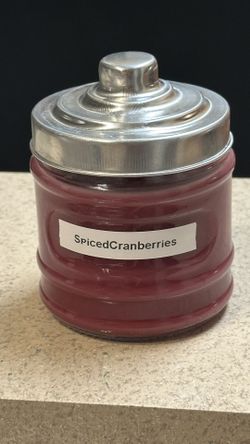 Woodwick Candle In A Clear Container With Lid