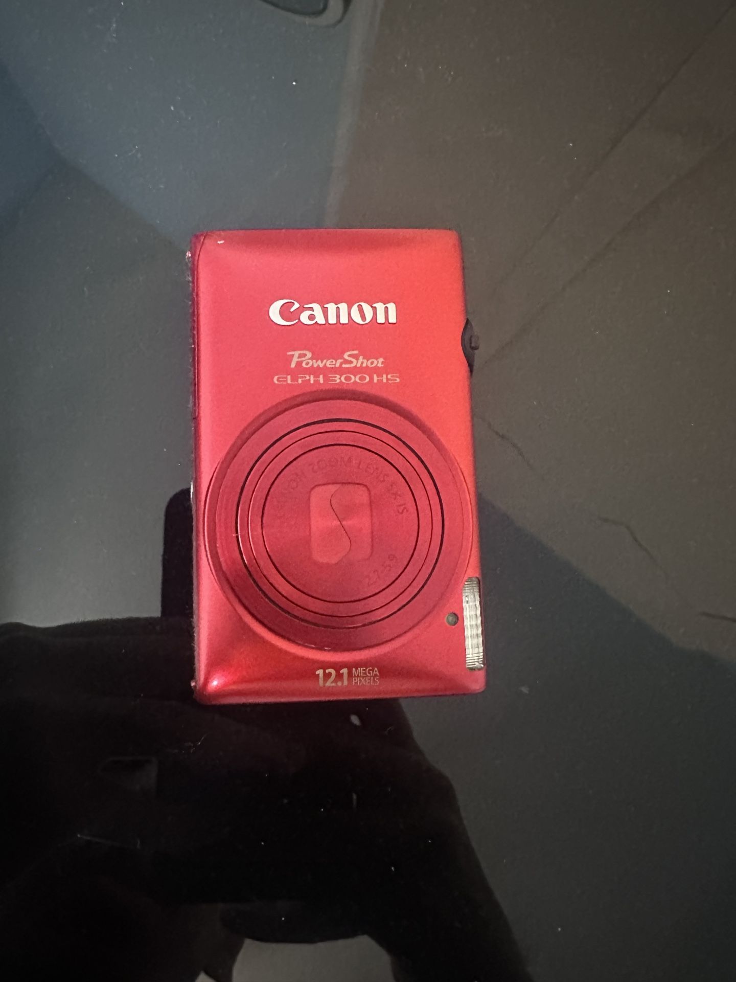 Canon PowerShot Digital Camera - ELPH 300 HS 12.1MP - Red