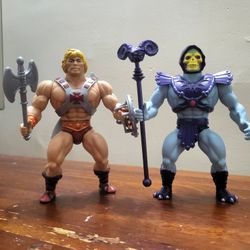 He-Man And Skeletor MOTU Mattel 80th Anniversary Action Figure Bundle