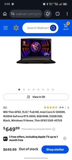 Msi gf63 12ve