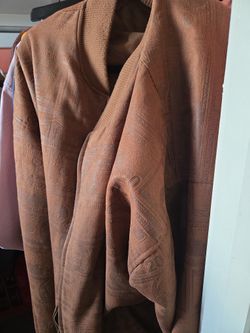 3X Leather Money Print JACKET