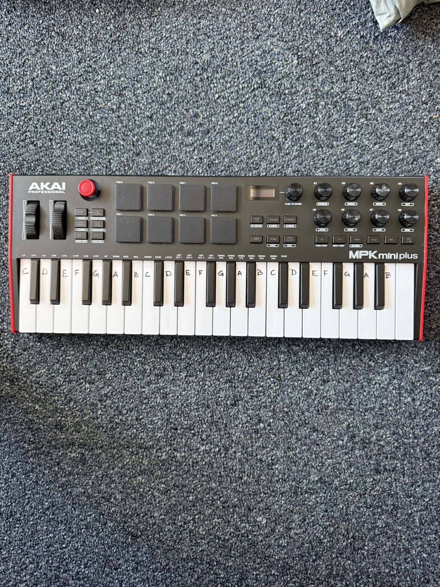 AKAI Professional MPK Mini Plus – 37-Key MIDI Controller