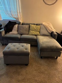 Sectional/Ottoman