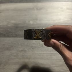 As Is Leather Lv Bracelet 