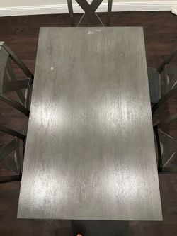 Ashley Caitbrook 7-Piece Dining Set in Antique Gray Wash