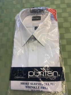 MEN’S LIGHT BLUE SHORT SLEEVE EVE SHIRT - Size 16