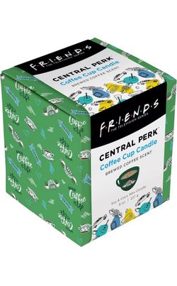 Friends Candle in Central Perk Coffee Mug, Coffee Scented - Natural Soy & Coco Wax 