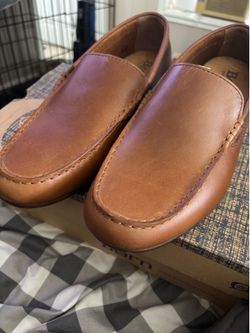 Børn brown leather loafers