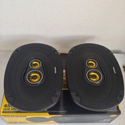 KICKER 1 PAIR 6×9 3 WAY 450 WATTS CAR SPEAKER