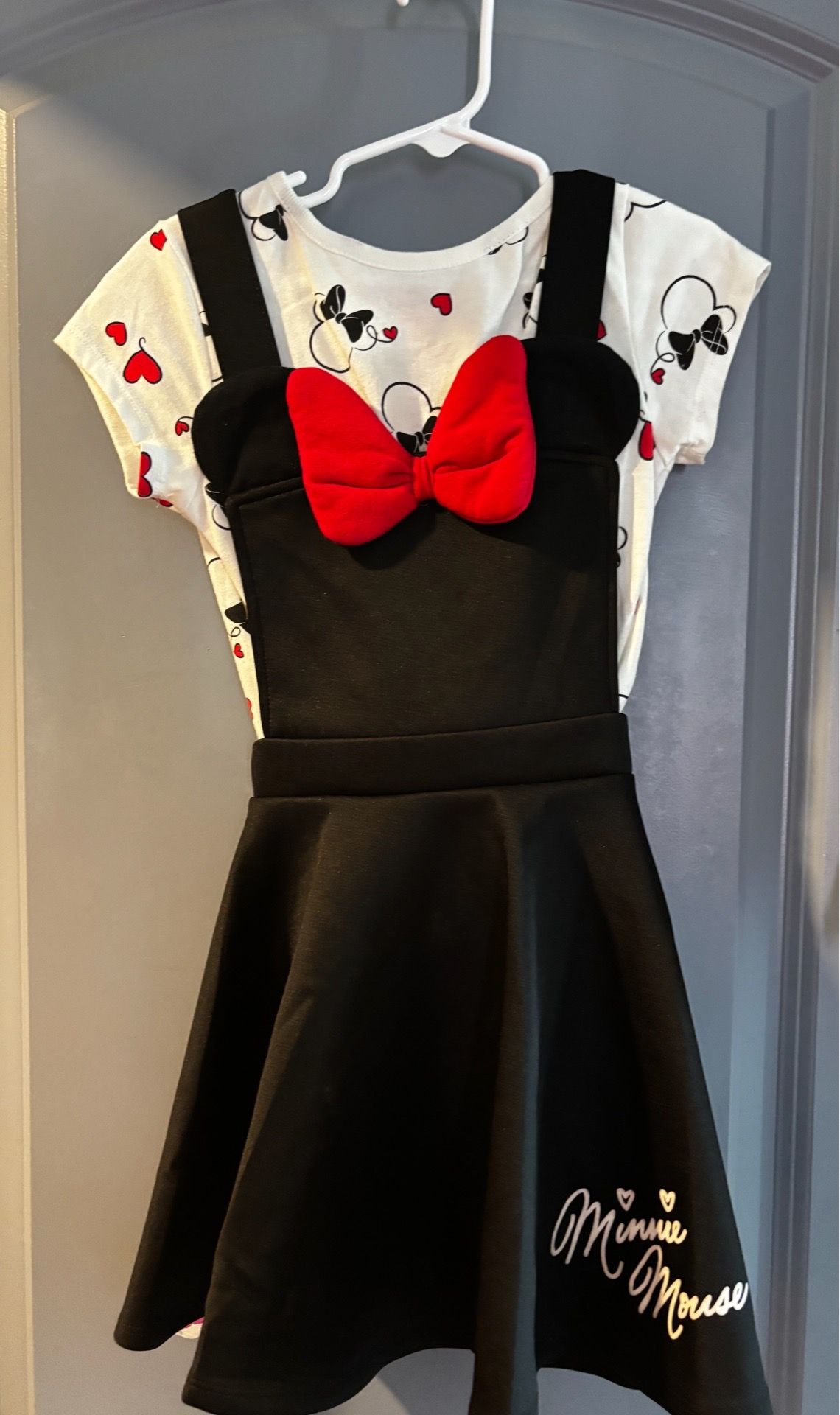 Disney Black Overall Dress 5T