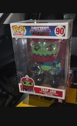 Jumbo 10" Funko Pop, MOTU Masters of the Universe Trap Jaw, NEW!