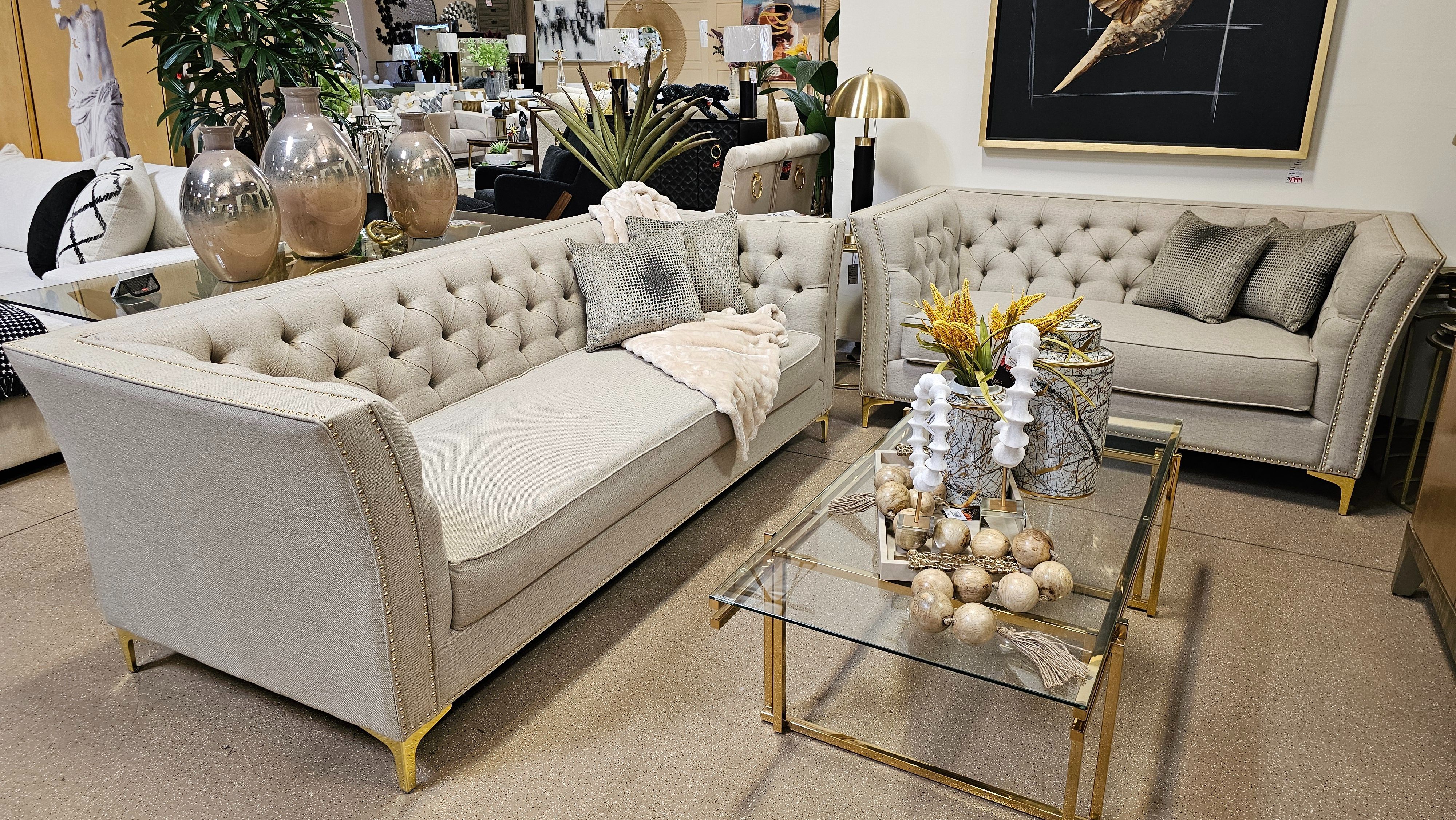 Today Only: Modern Chesterfield Sofa & Loveseat Set – Final Sale $1,679!