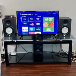 Westinghouse Roku 32” TV  and Stand 