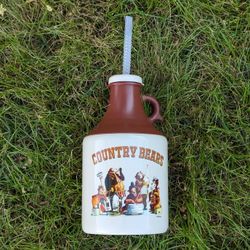 Disney's Country Bears Jamboree Plastic Drinking Sipper Jug Disney Parks Retired