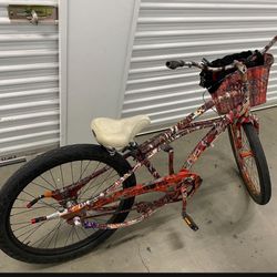 Beach Cruiser Bike With Basket 